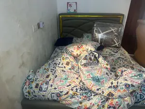 Queen Size Bed Stand and Mattress for Sale