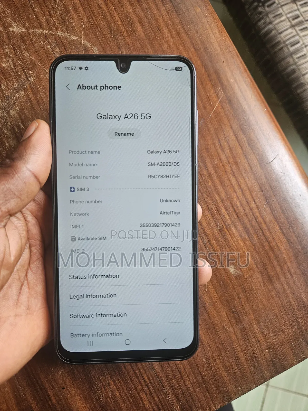 Samsung Galaxy A26 128 GB Black