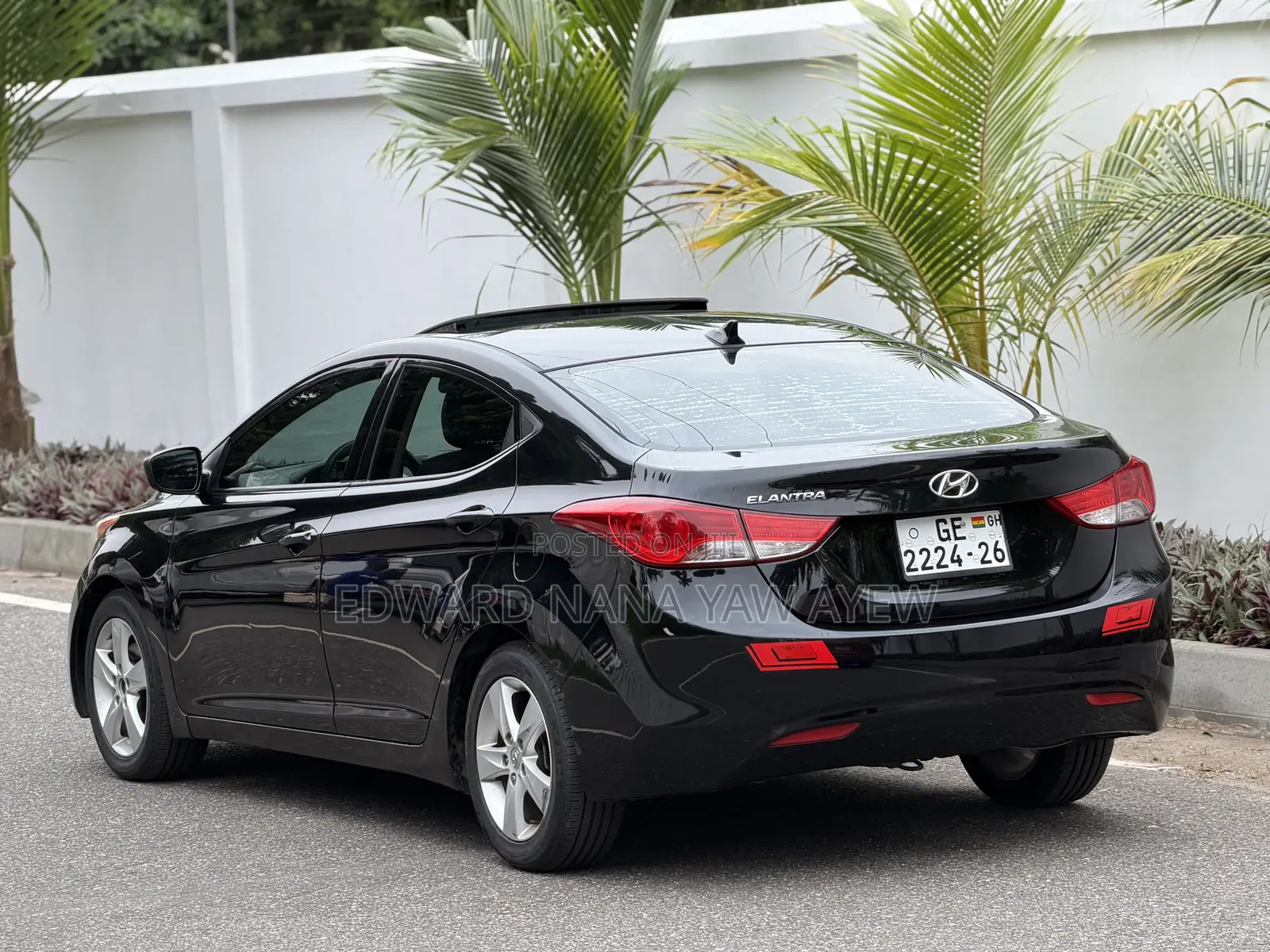 Hyundai Elantra GLS Sedan FWD (1.8L 4cyl 6A) 2013 Black