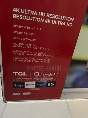 50 Inch Smart TCL Google TV