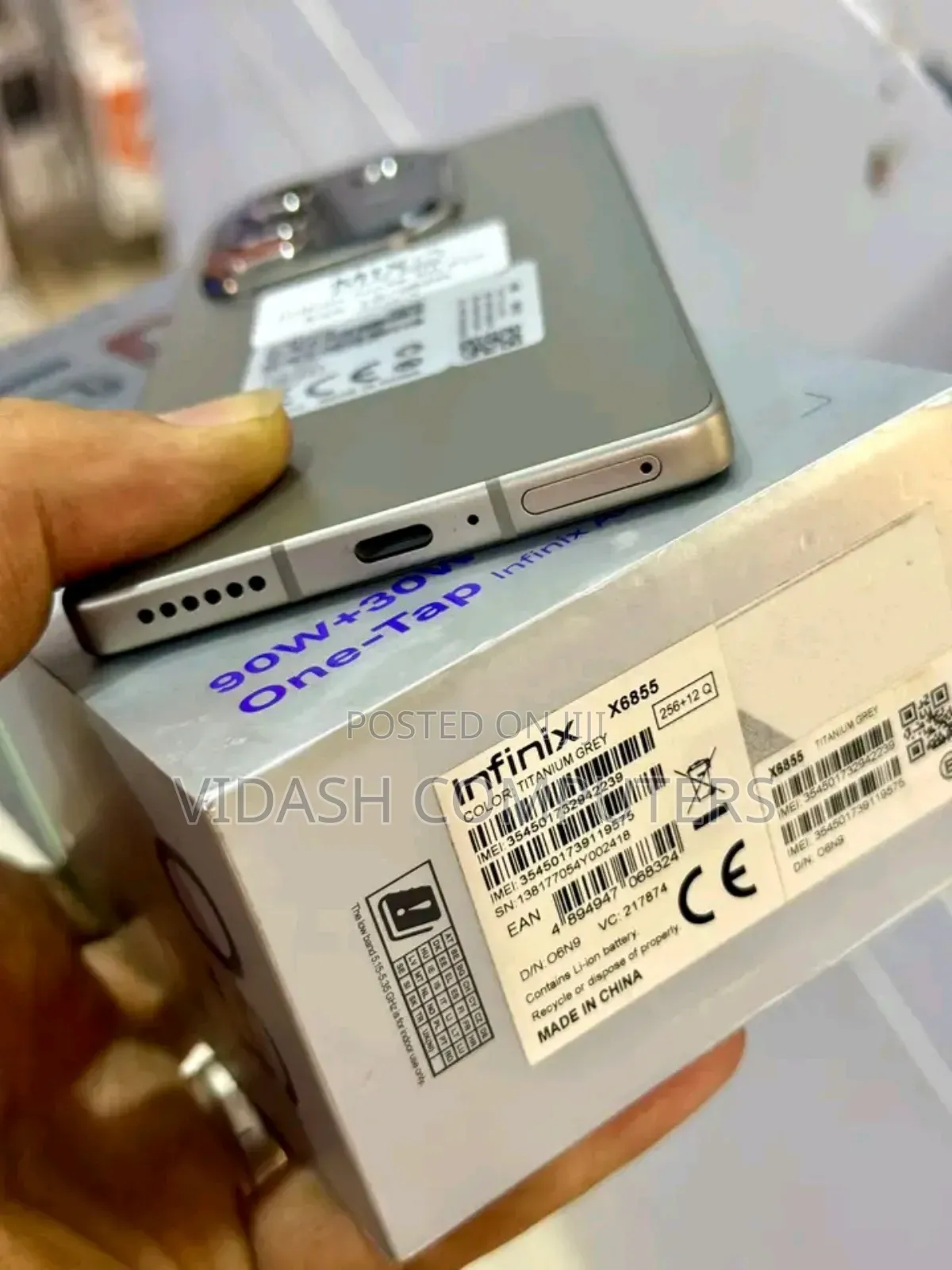 New Infinix Note 50 Pro 4G 256 GB Gray