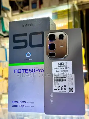 New Infinix Note 50 Pro 4G 256 GB Gray