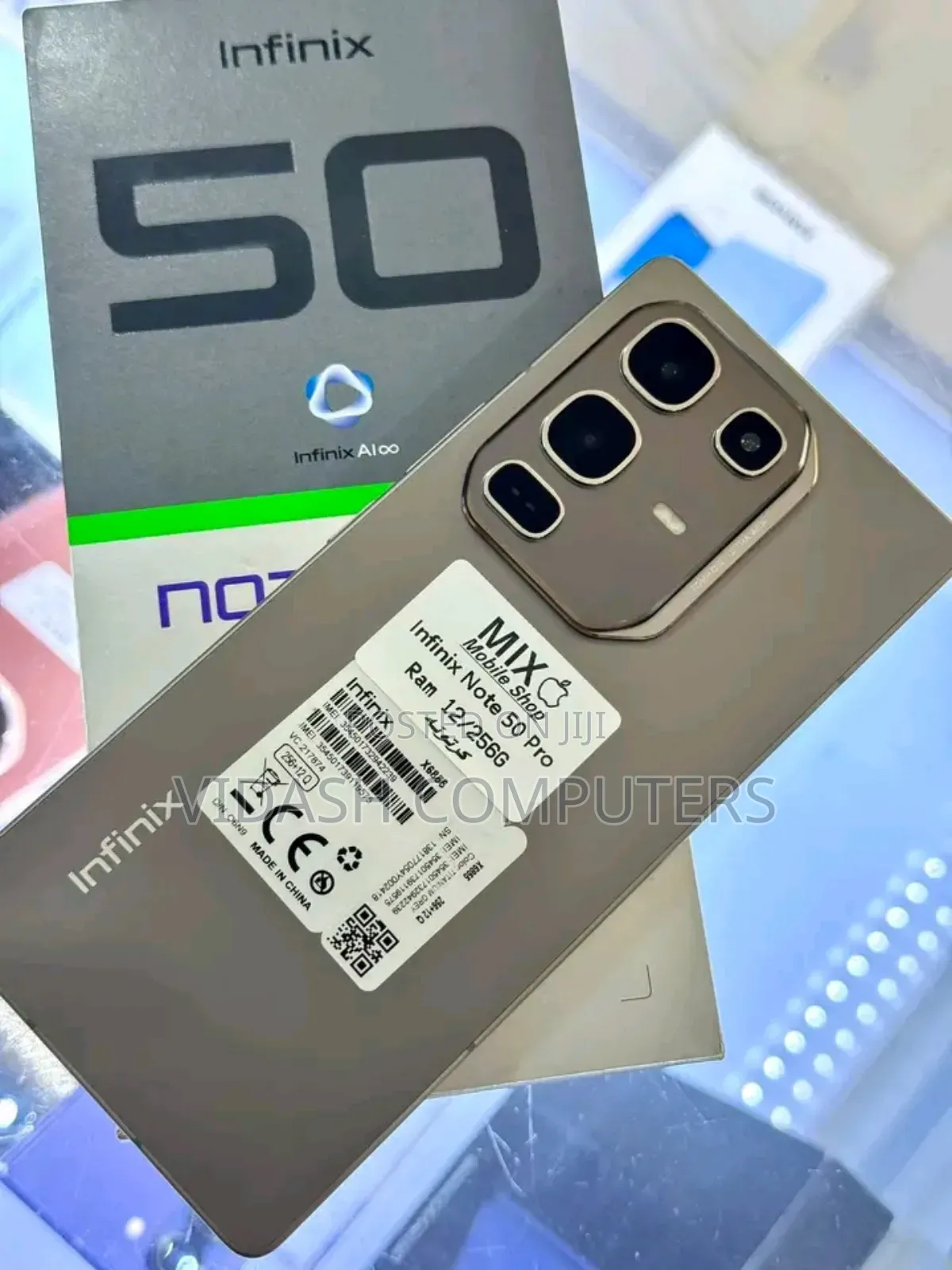 New Infinix Note 50 Pro 4G 256 GB Gray