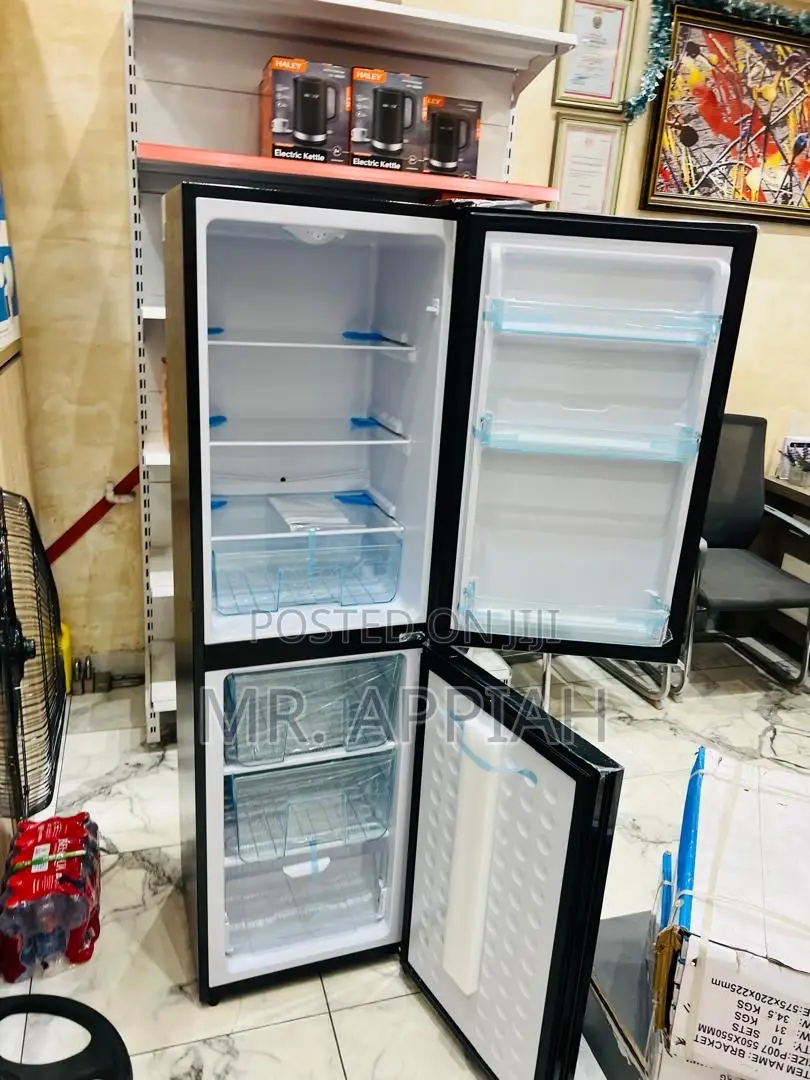 Get Unique Nasco Nasd2-24fl Bottom Mount Freezer Fridge(Black) 