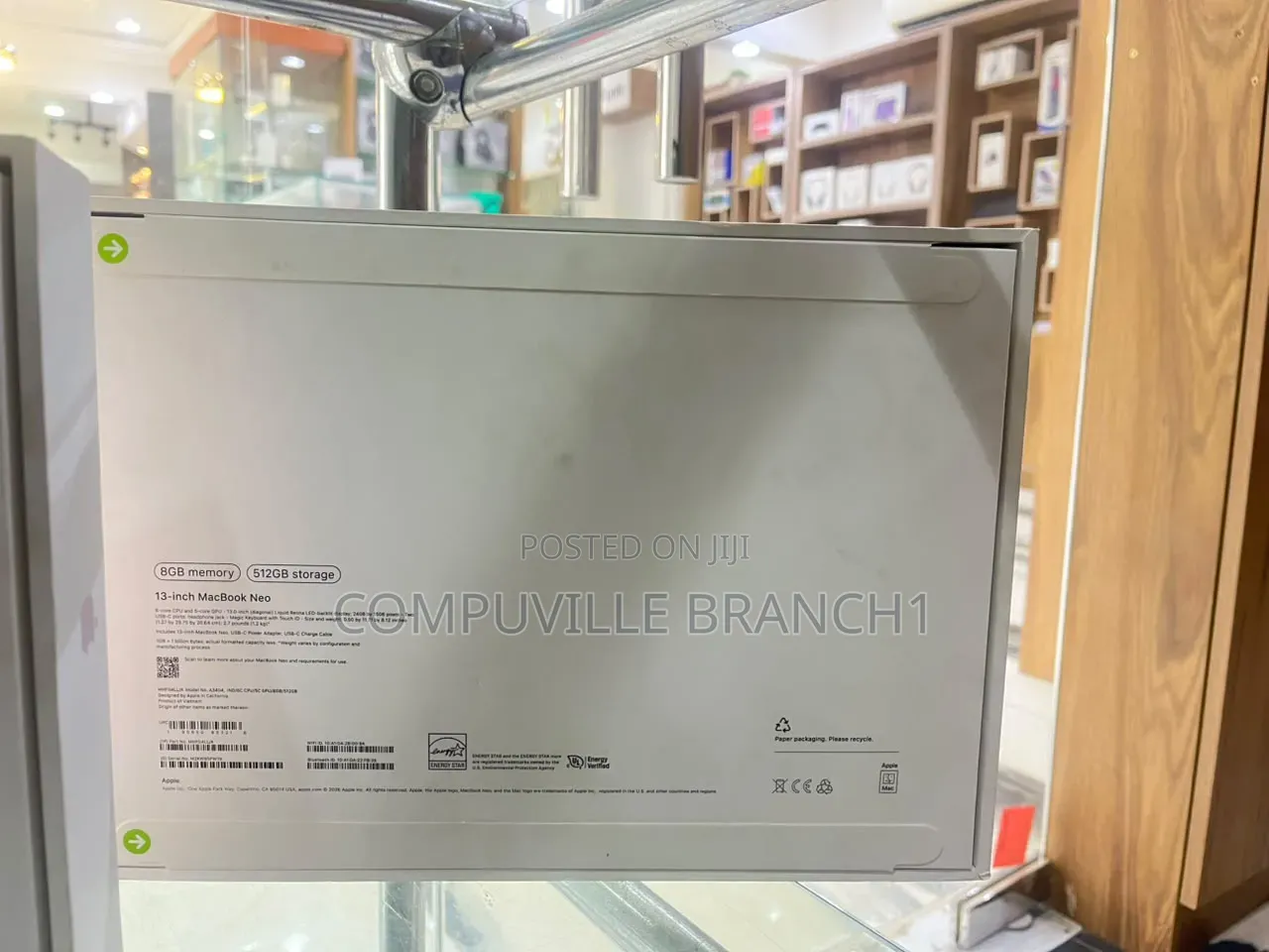 New Laptop Apple MacBook Neo 2026 8GB SSD 512GB