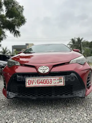 Toyota Corolla SE (1.8L 4cyl 2A) 2018 Red