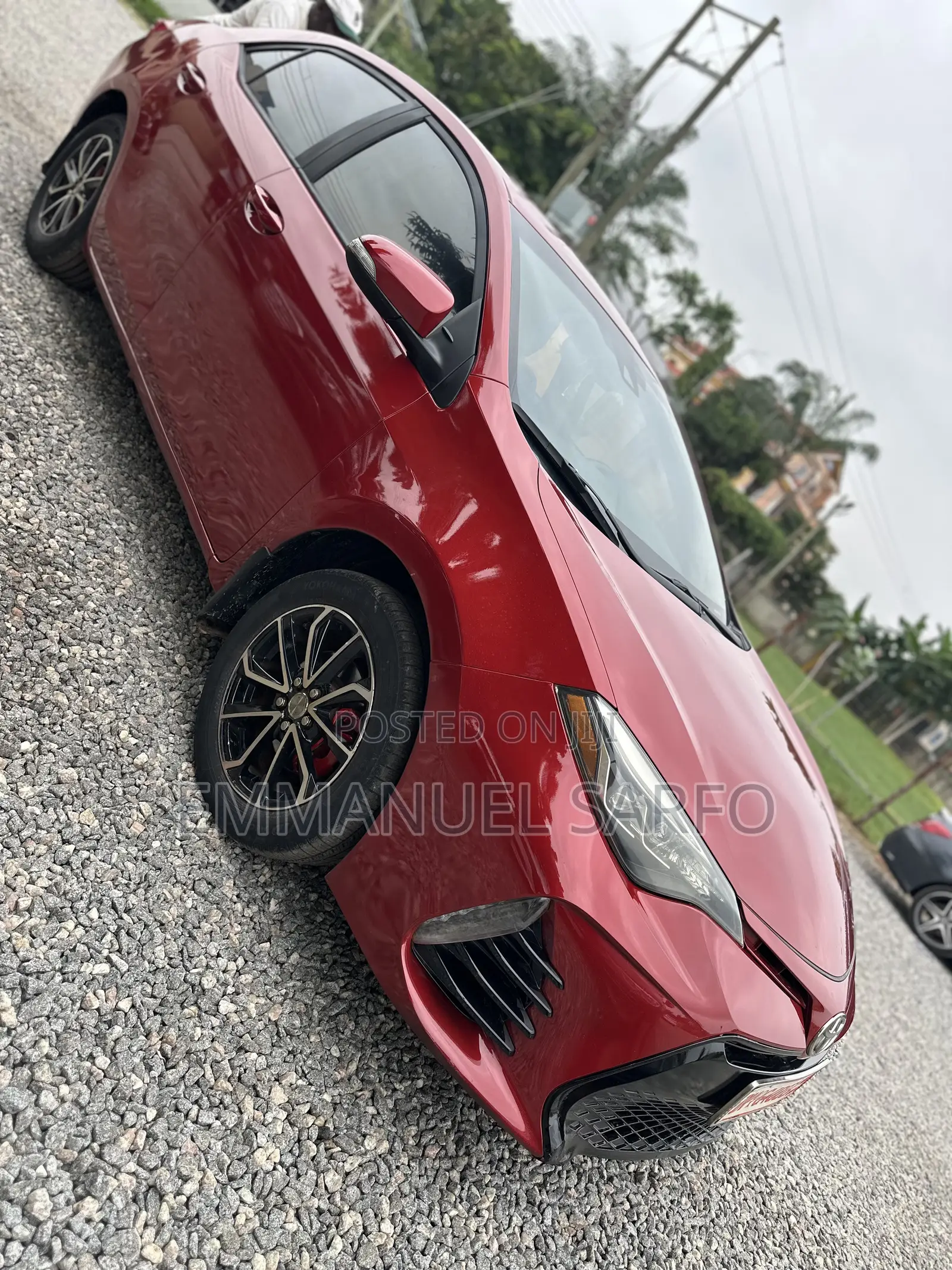 Toyota Corolla SE (1.8L 4cyl 2A) 2018 Red