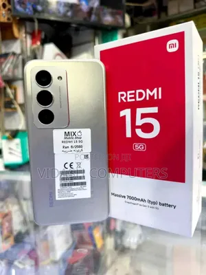 New Xiaomi Redmi 15 5G 256 GB Gray