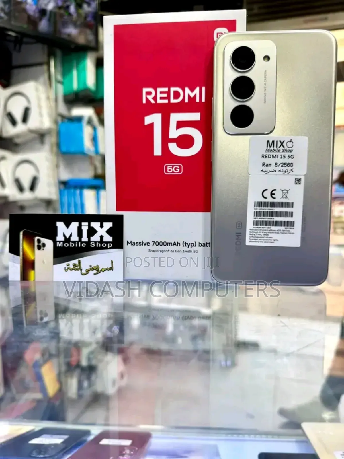 New Xiaomi Redmi 15 5G 256 GB Gray