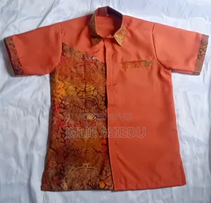 African Print Men's Shirt