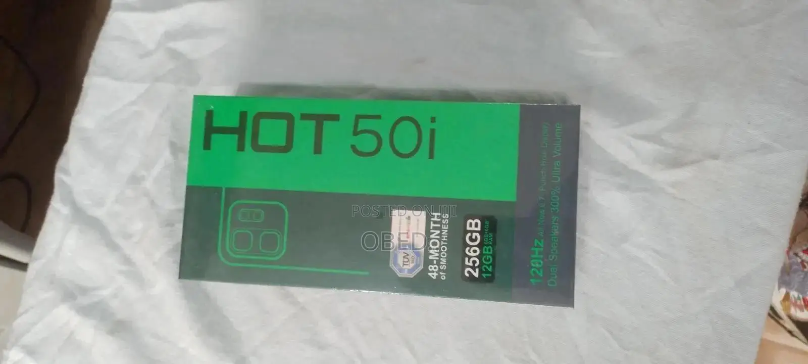 New Infinix Hot 50i 256 GB Black