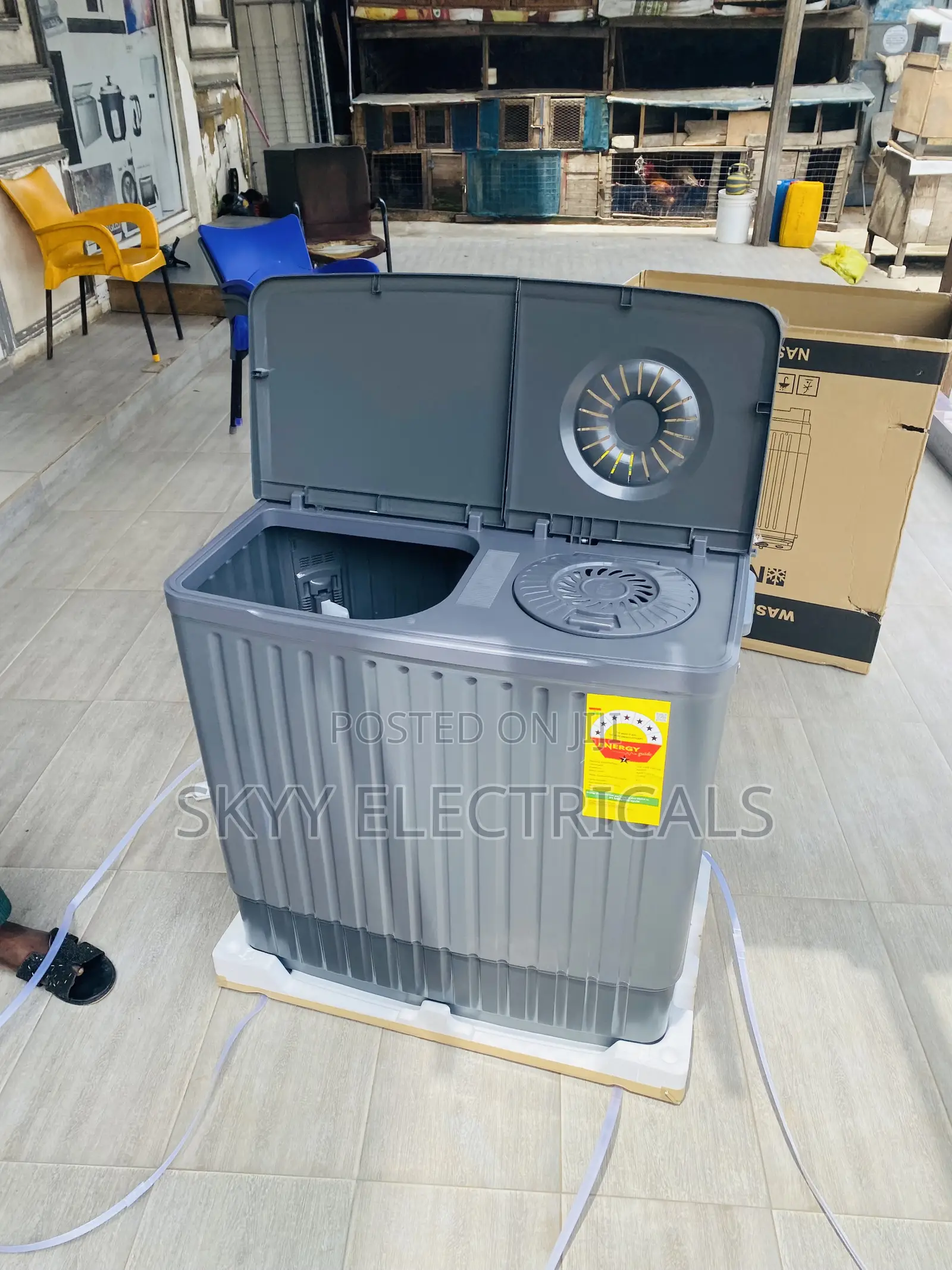 Nasco Semi Automatic 10kg Washing Machine