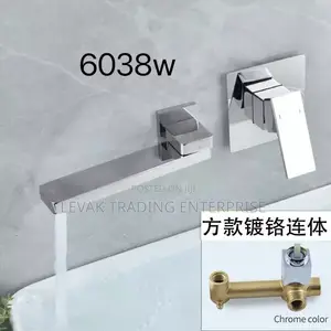 Black Basin Tap - Anti Rust Wall Tap - Basin Mixer