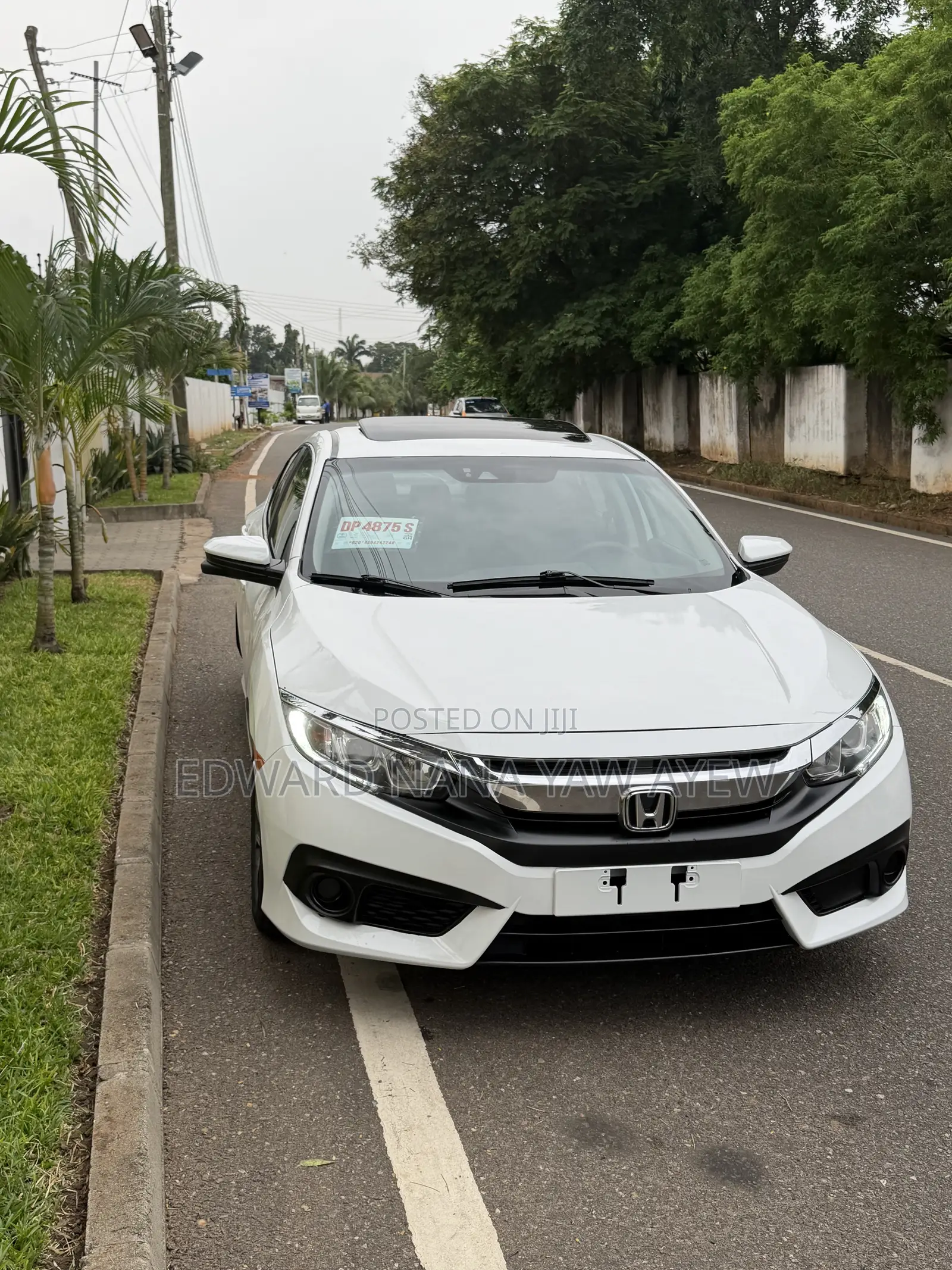 Honda Civic EX Sedan 2018 White