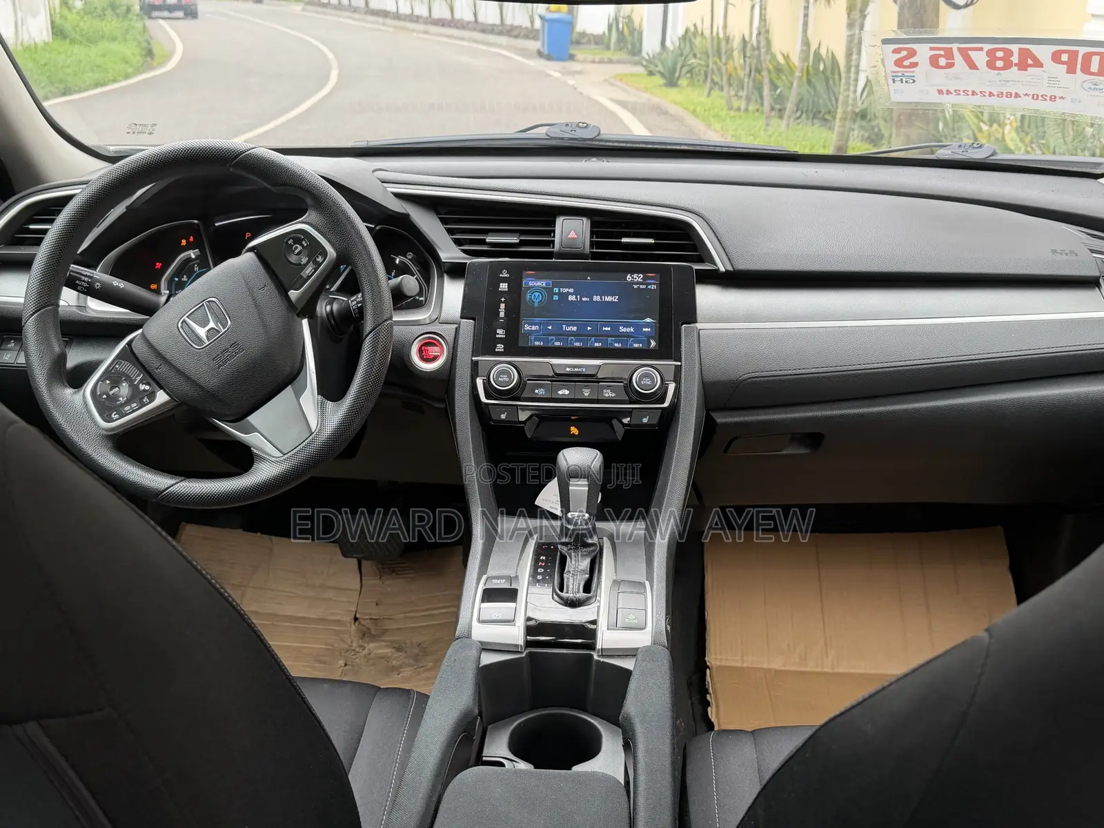 Honda Civic EX Sedan 2018 White