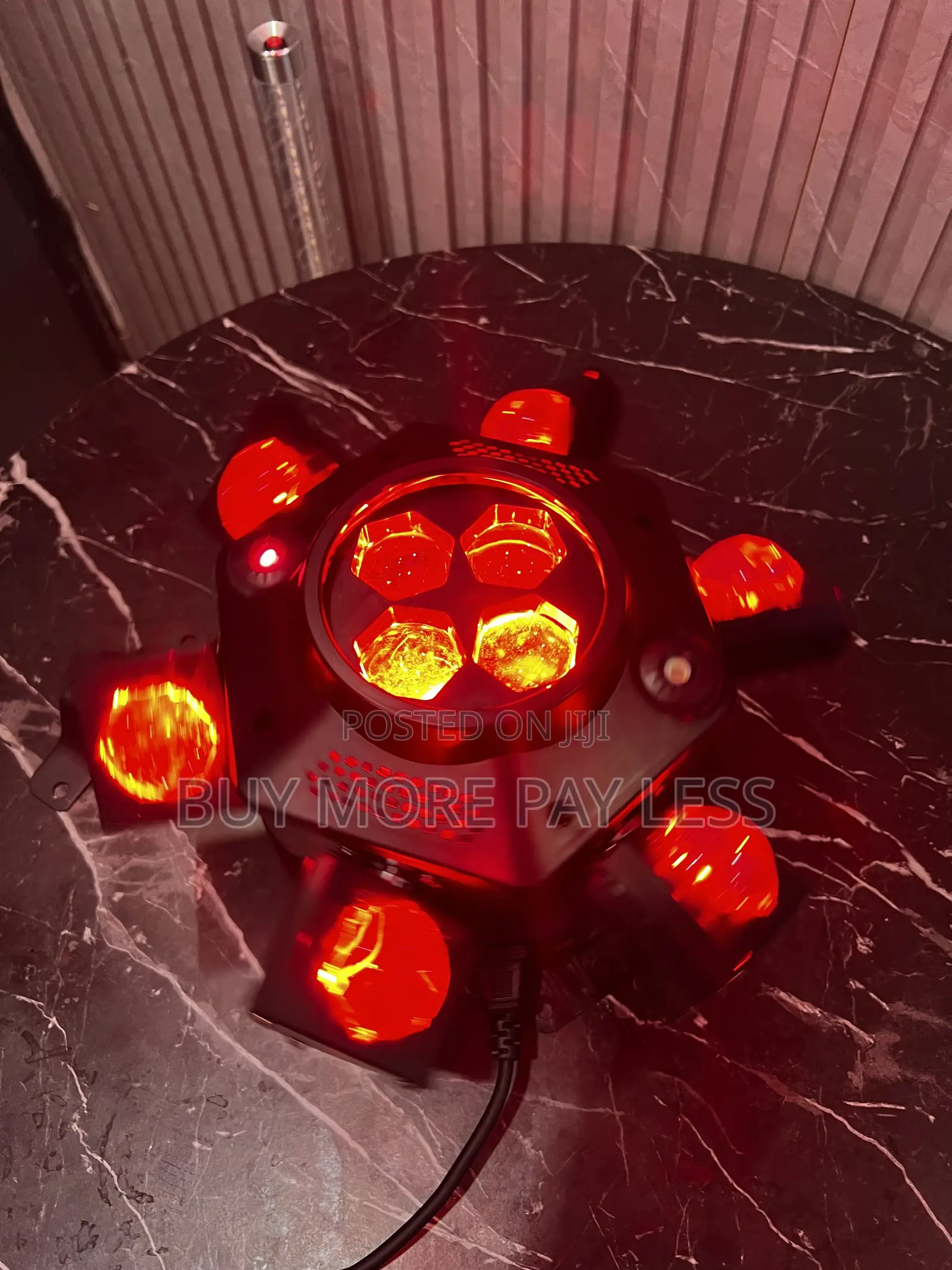 6-Arm Cyclone Bee-Eye LED Laser Moving Head DJ Light