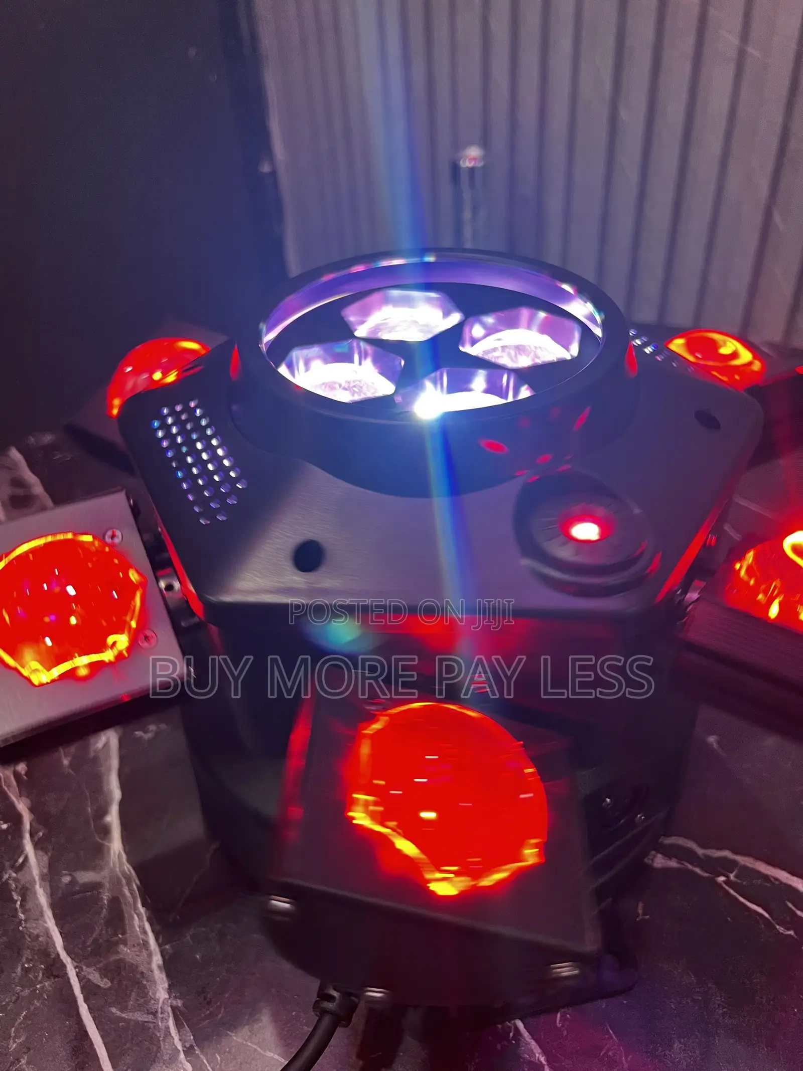 6-Arm Cyclone Bee-Eye LED Laser Moving Head DJ Light
