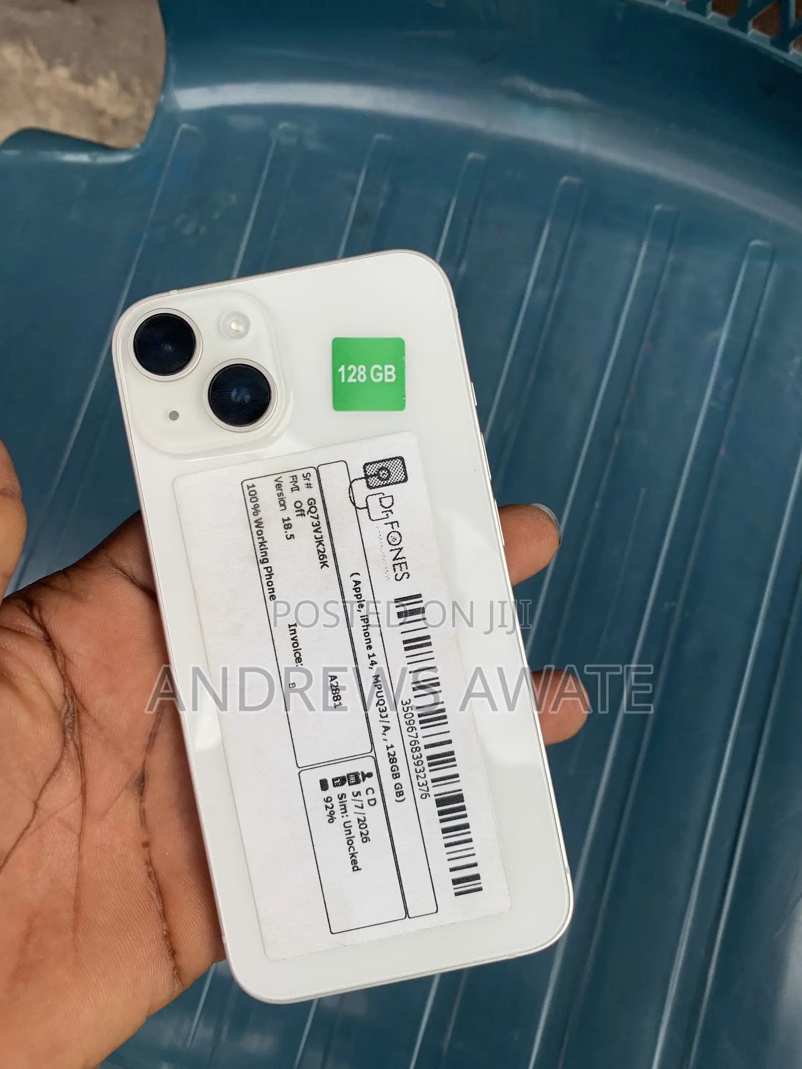 Apple iPhone 14 128 GB White