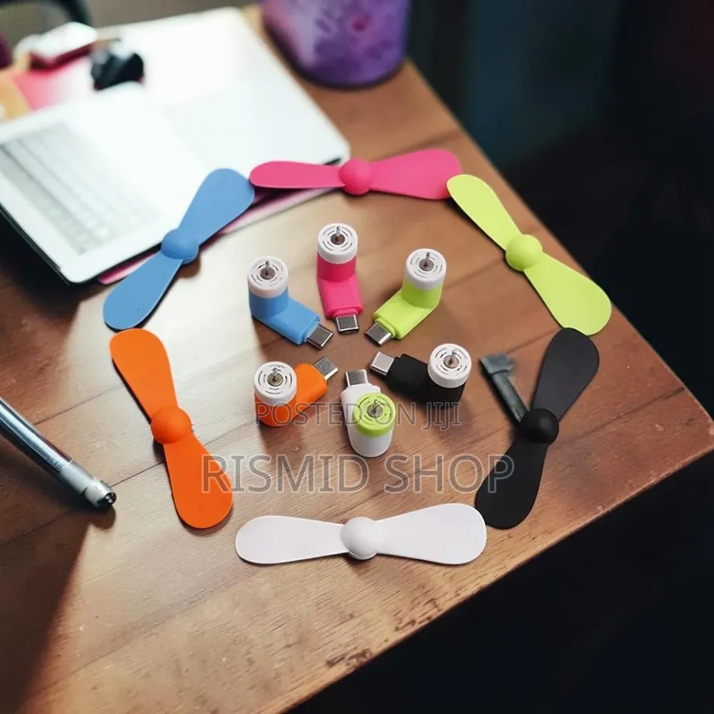 Mini Cell Phone Fan USB C