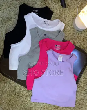 Women’S Cotton Seamless Sleeveless Tank Crop Top Vest -High Elasticity