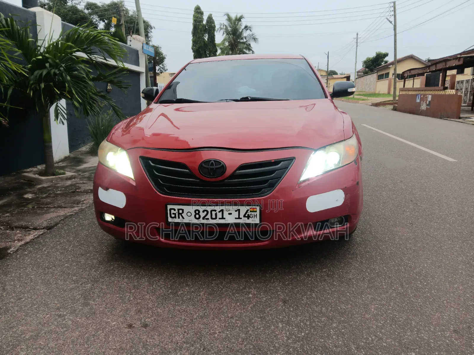 Toyota Camry 2.4 LE 2008 Red