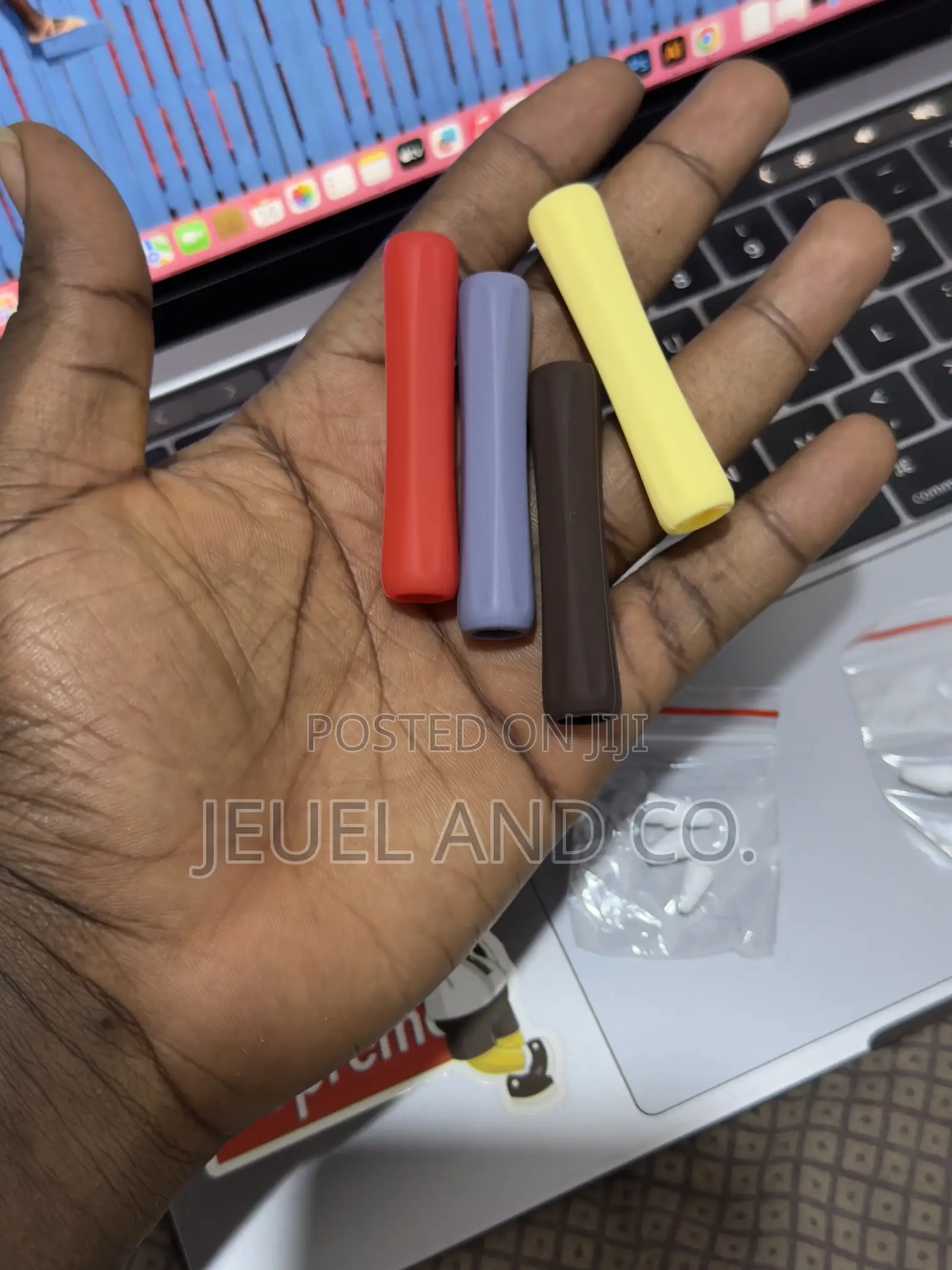 Silicone Touch Pen Grip Holder Case for Apple Pencil