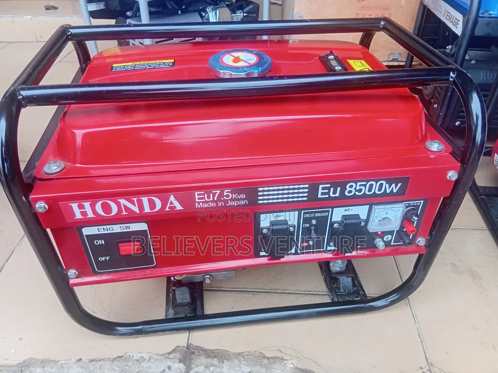 Honda 7.5kVA Petrol Generator for Home Business 7.5kva