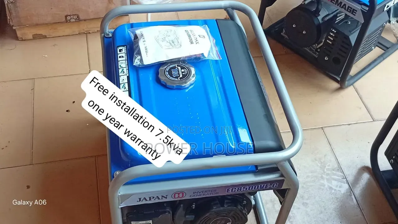 ECOOLMAX 7.5kVA Silent Petrol Generator 8500W 7.5kva