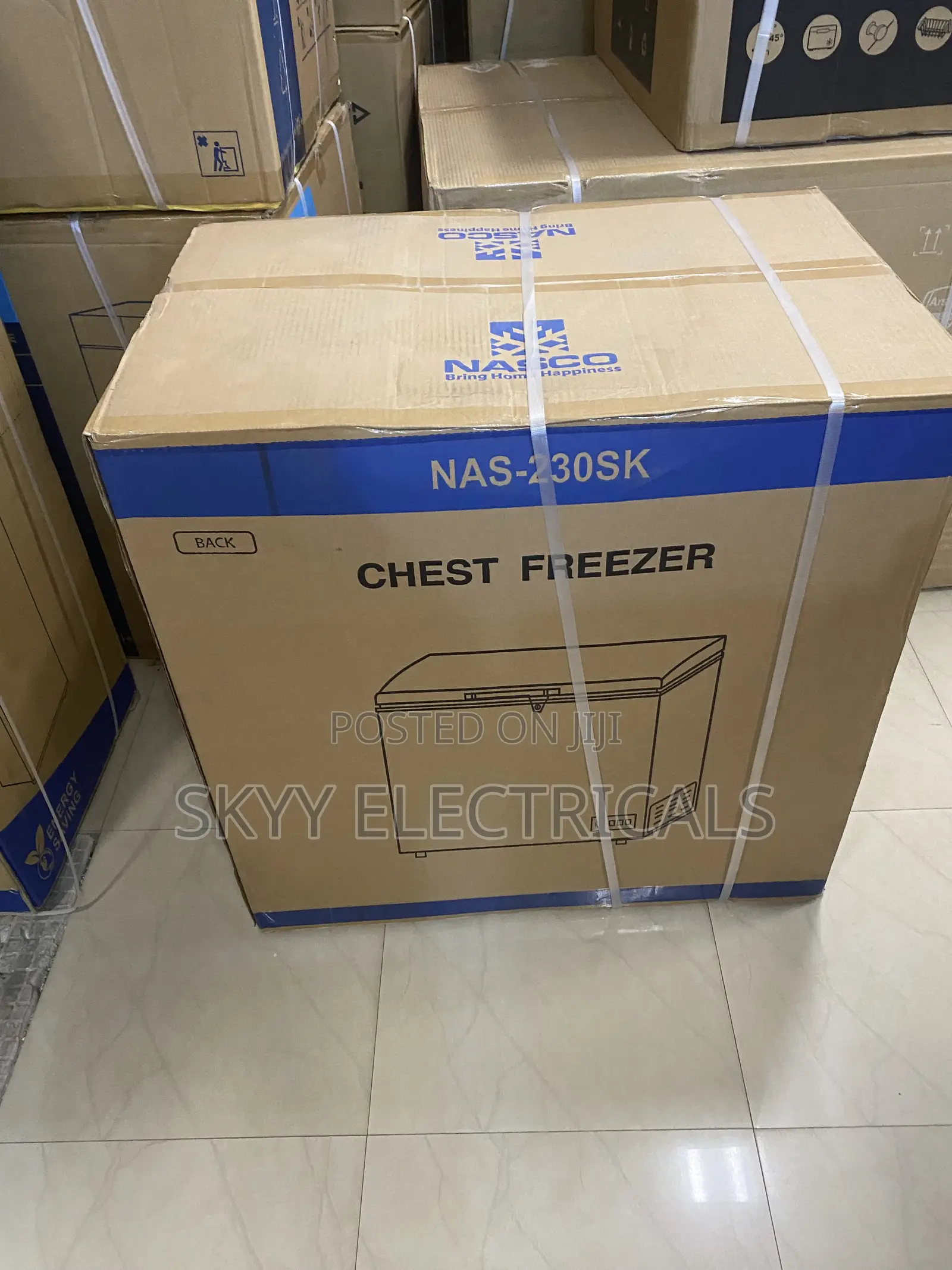 Nasco 198Ltrs Chest Freezer NAS-230SK