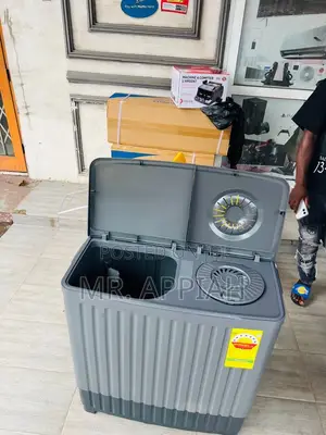 Energy Efficient Nasco 10kg Spin Dry Washing Machine(Spin Dry)gray