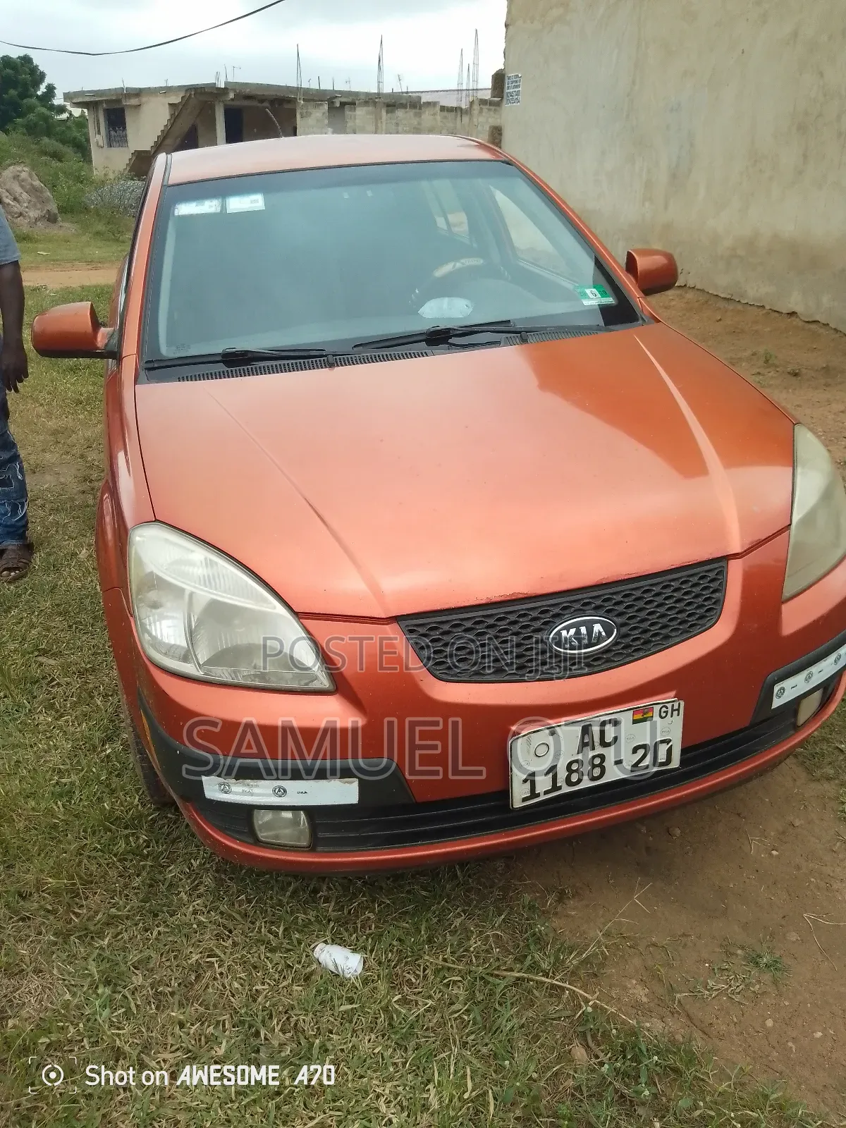 Kia Rio 2008 Orange