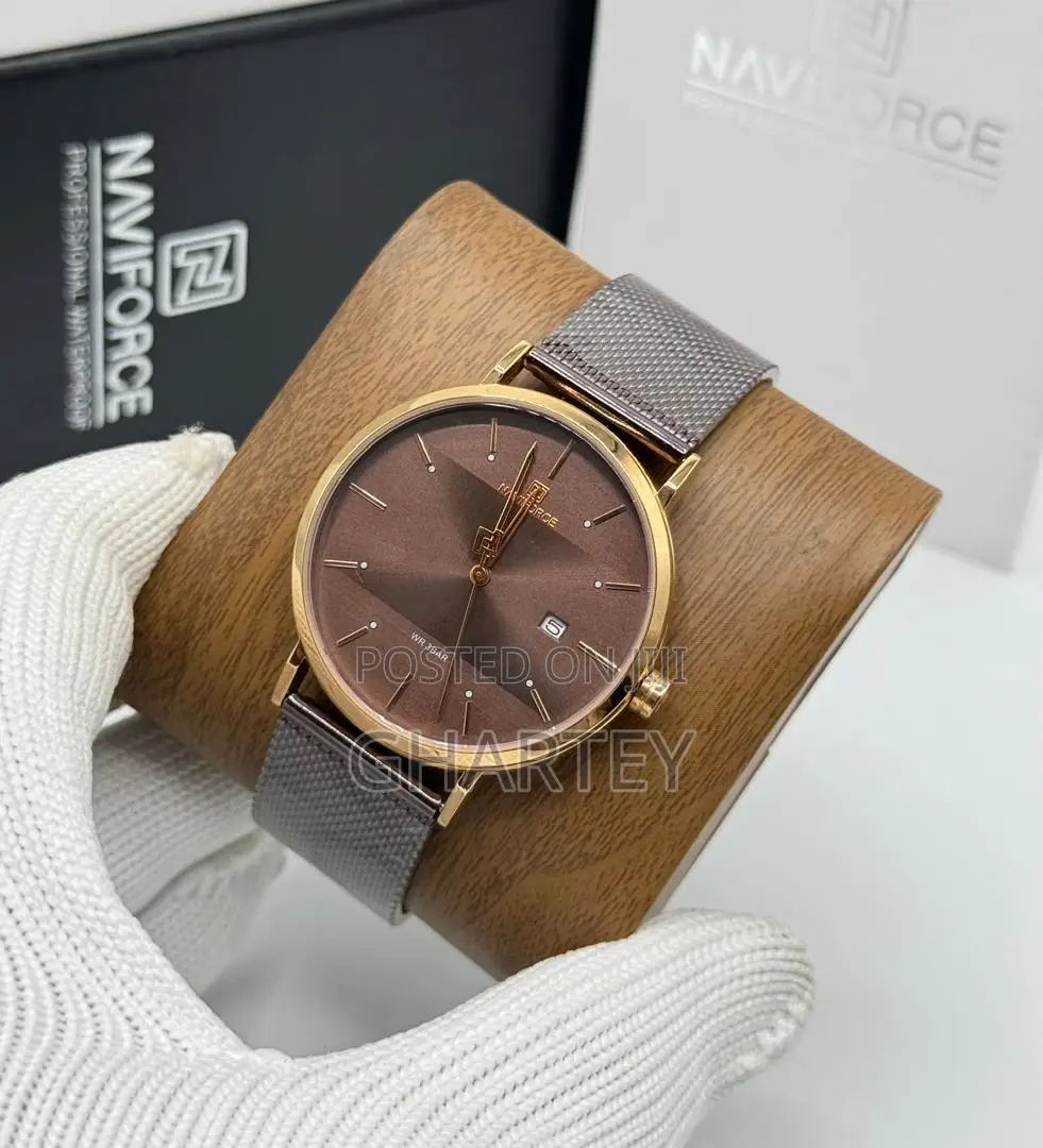 Naviforce Classic Mesh Watch- Couple Watch