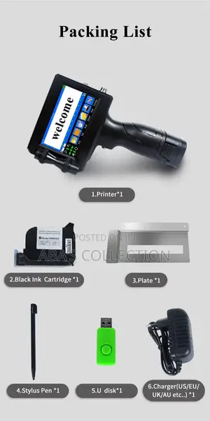 Inkjet Printer With Touch Screen (Mini, Handheld Portable)