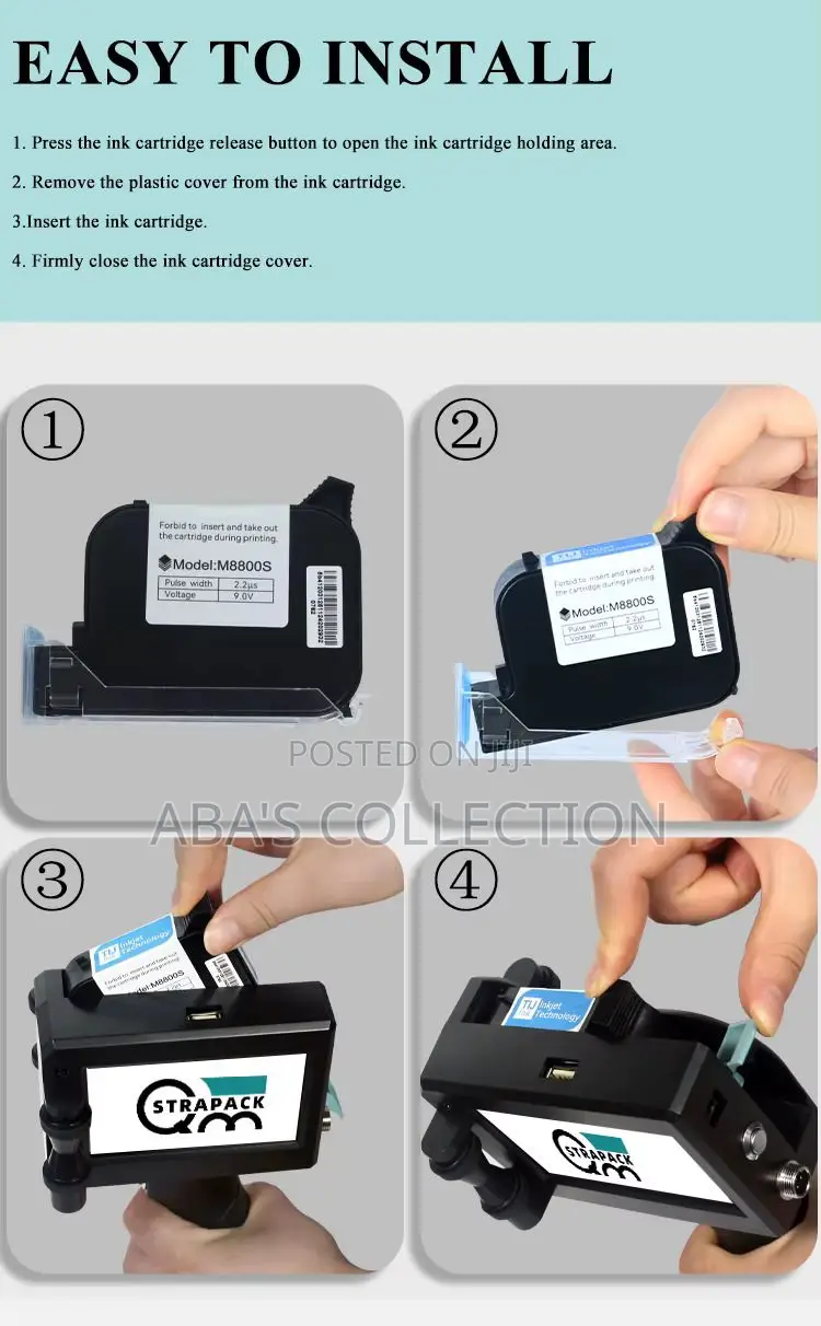 Inkjet Printer With Touch Screen (Mini, Handheld Portable)