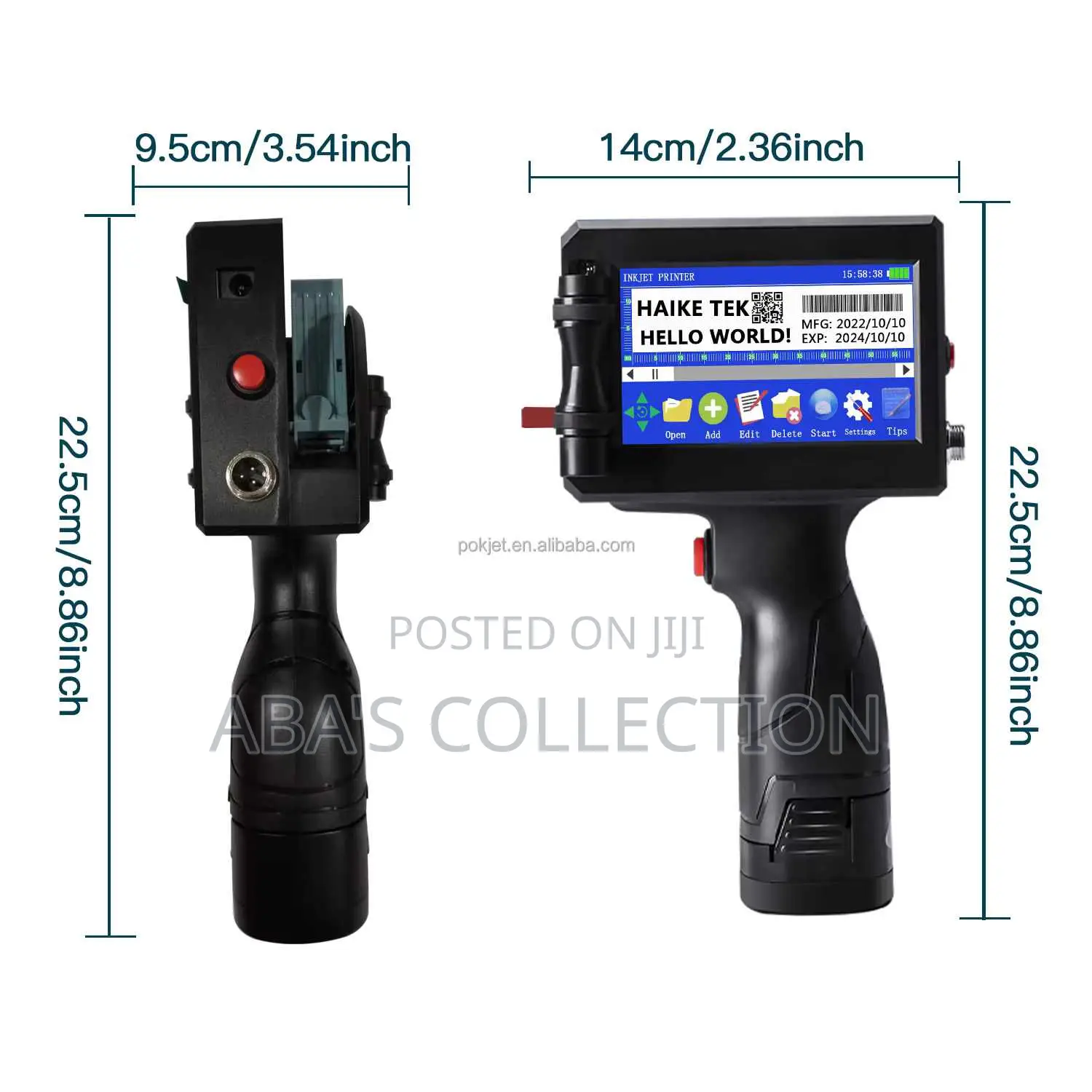 Inkjet Printer With Touch Screen (Mini, Handheld Portable)