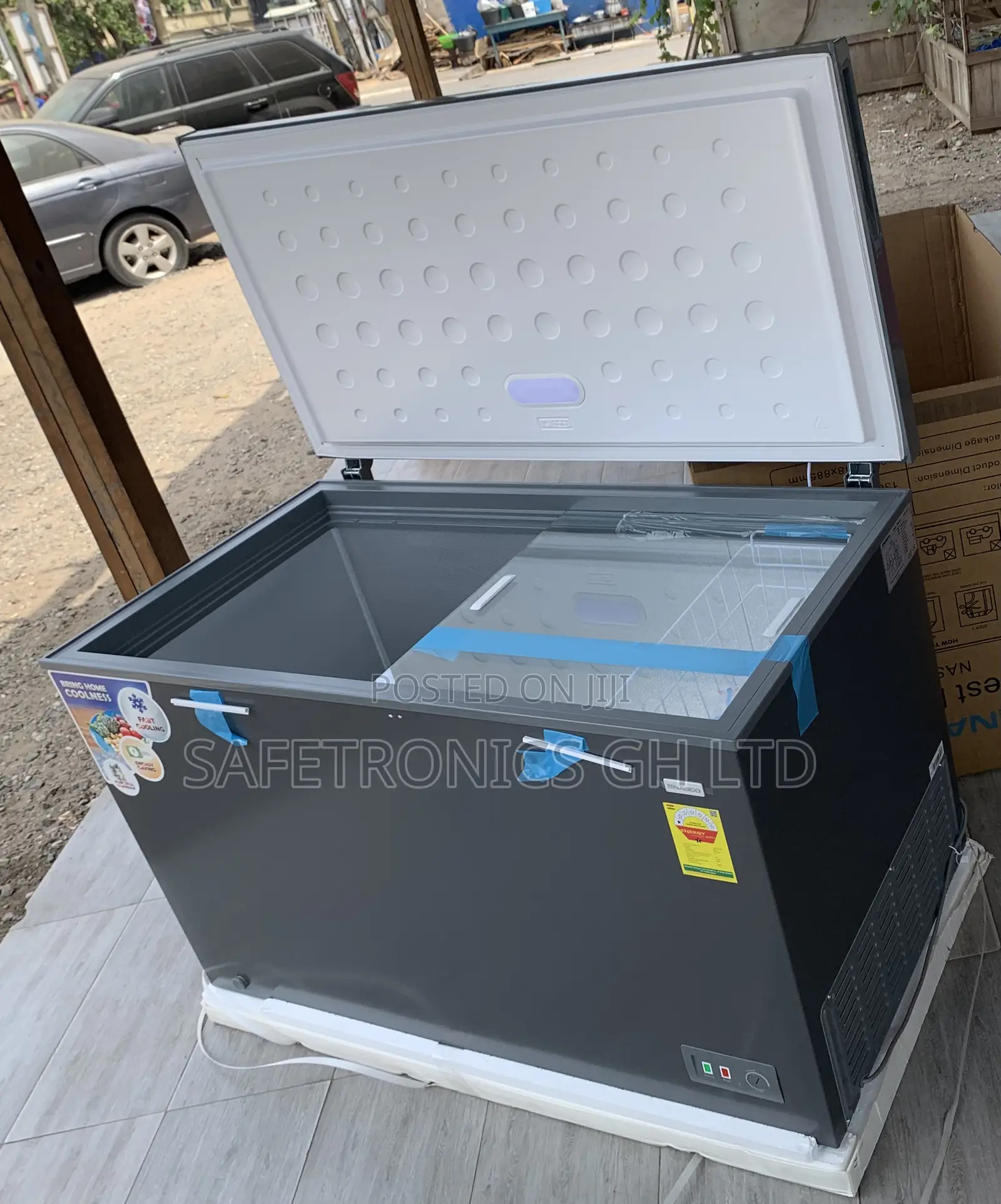 Sealed Grey Nasco 392 LTRS Chest Freezer (NAS-420S-SK)