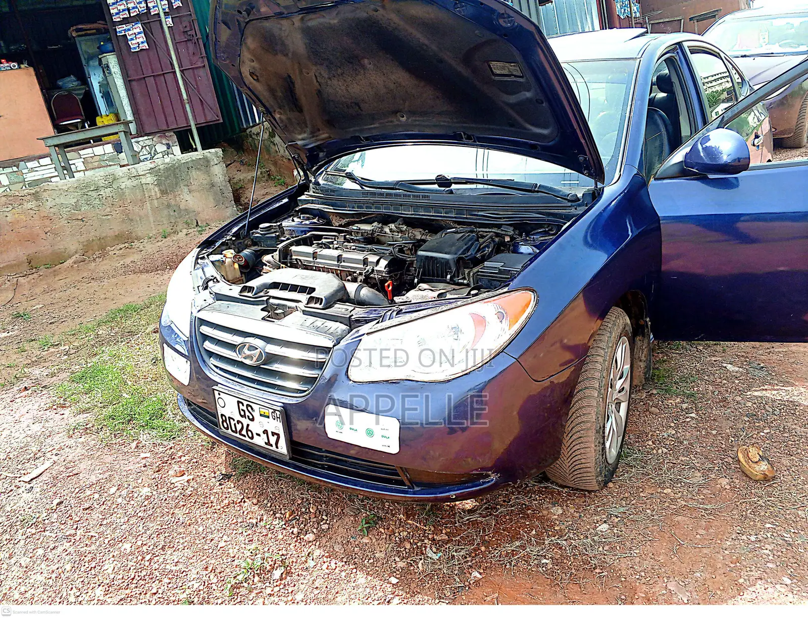 Hyundai Elantra 2008 Blue