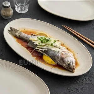 14inches Oval-Shaped Fish Dinner Plate