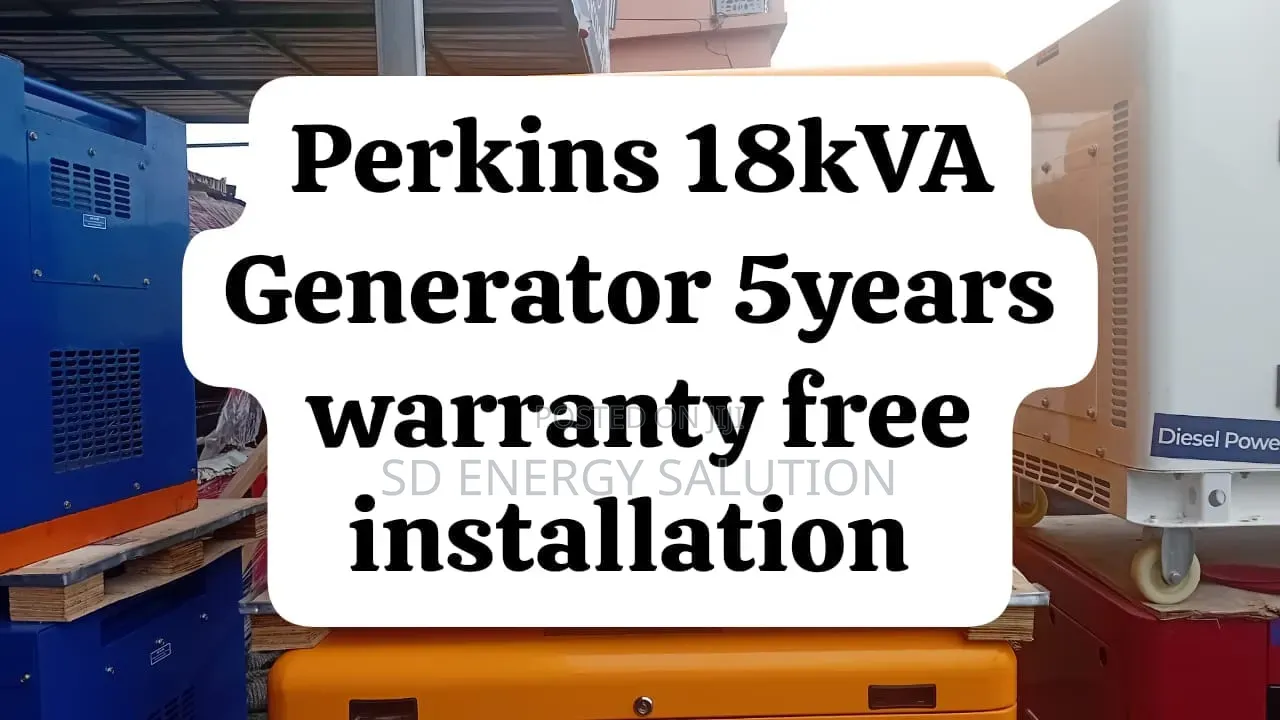 Perkins 18kVA Diesel Generator – Ideal for Businesses Homes