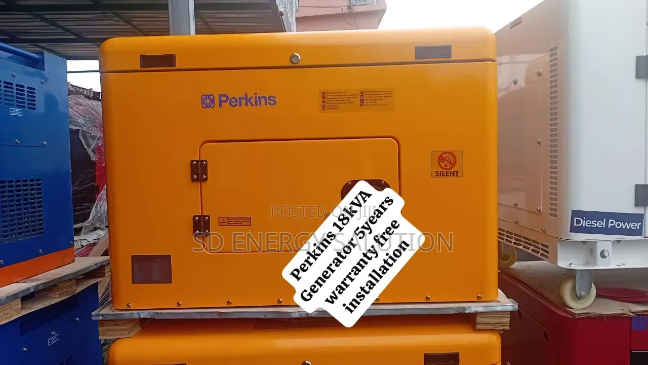 Perkins 18kVA Silent Diesel Generator – Premium Quality Power