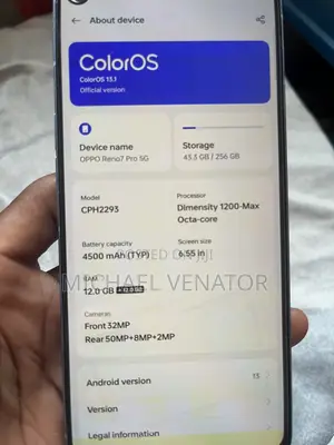 Oppo Reno 256 GB Blue