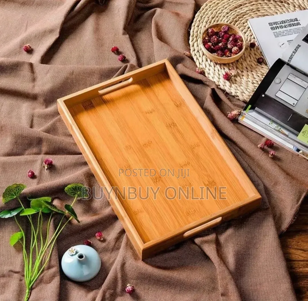 Multifunctional Bamboo Tray