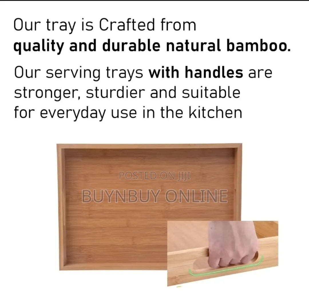 Multifunctional Bamboo Tray