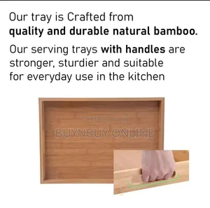 Multifunctional Bamboo Tray