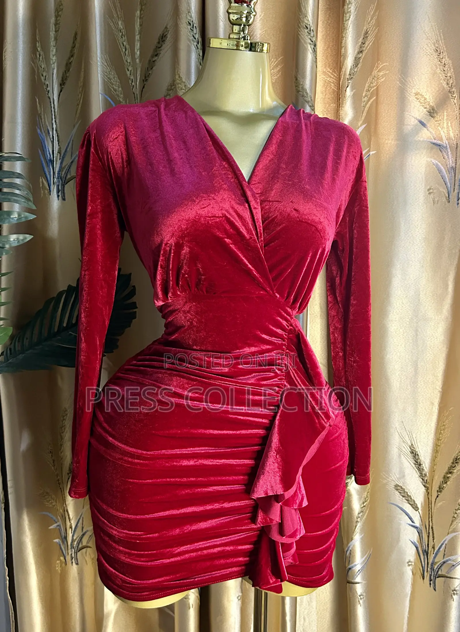 Scarlet Siren Velvet Dress