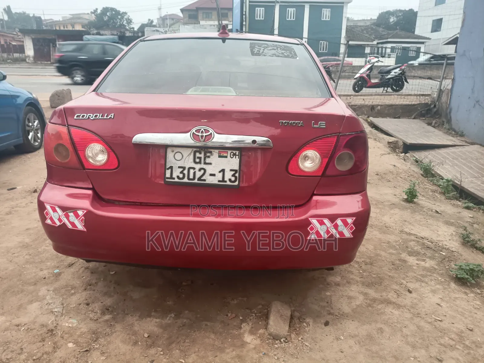 Toyota Corolla 1.4 D-4D Automatic 2007 Red