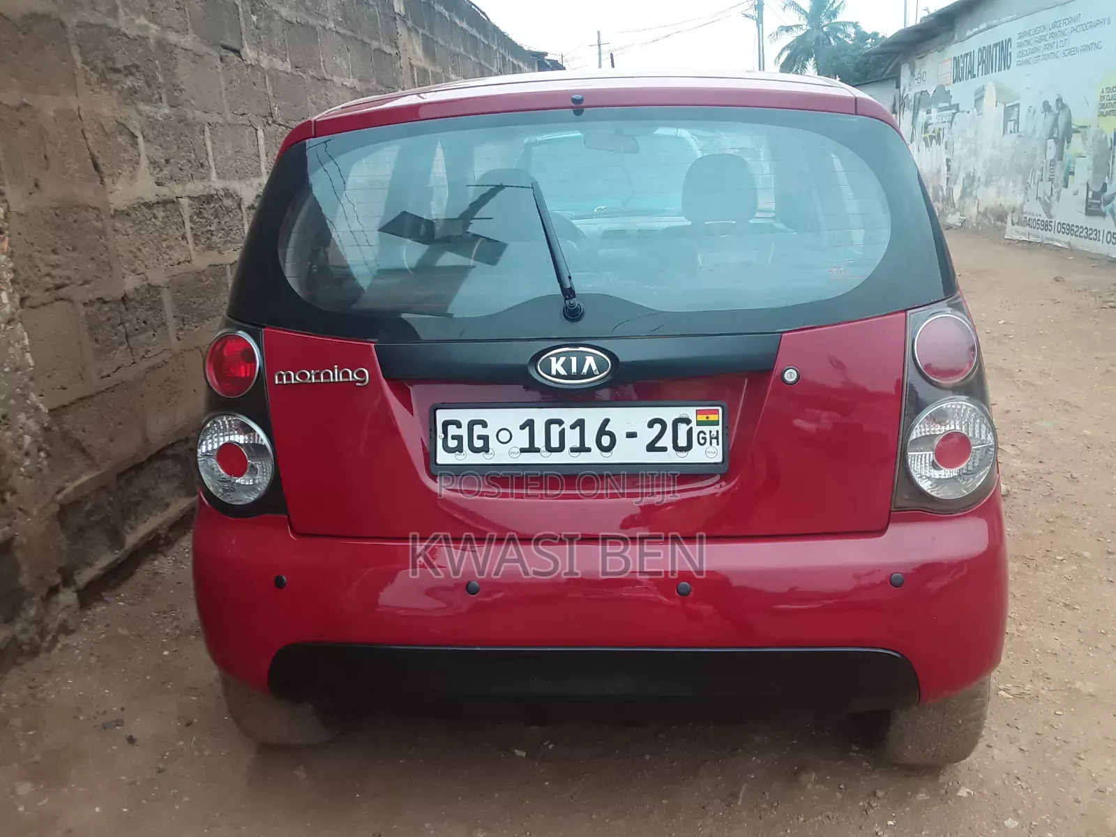 Kia Morning 2010 Red