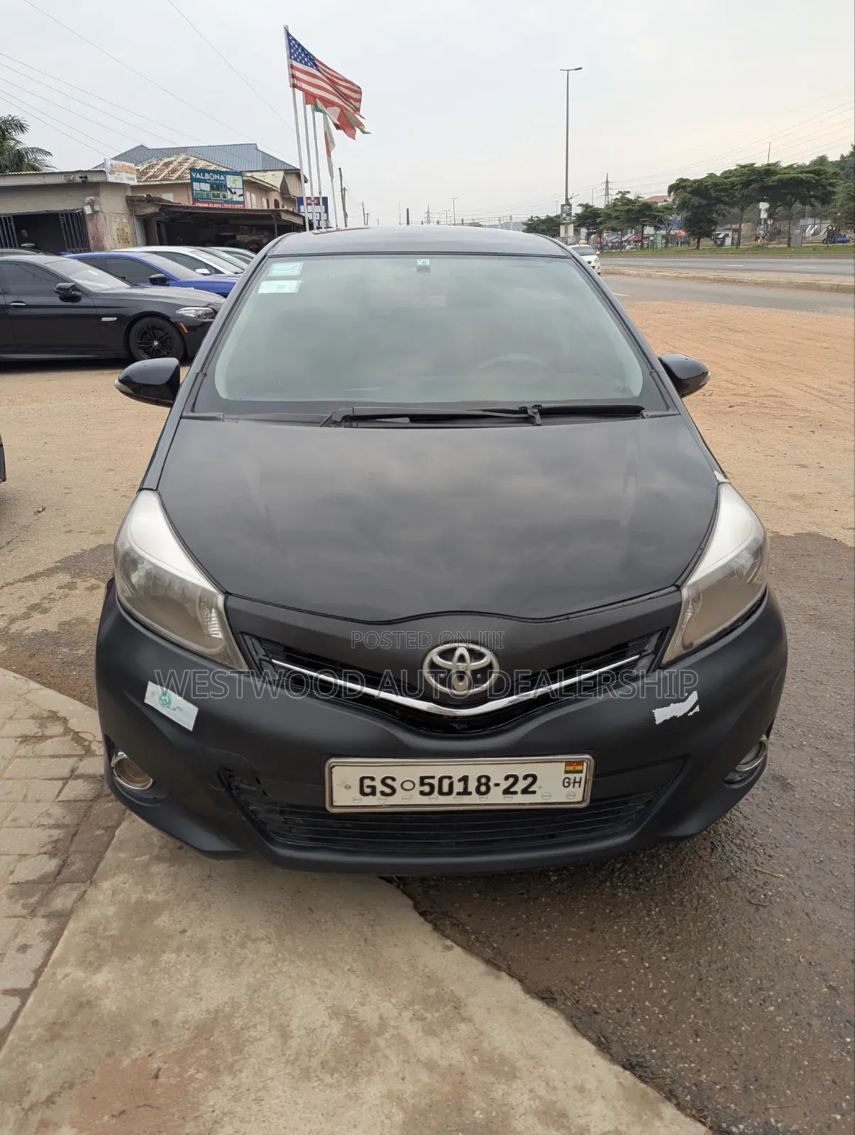 Toyota Vitz 2012 Black