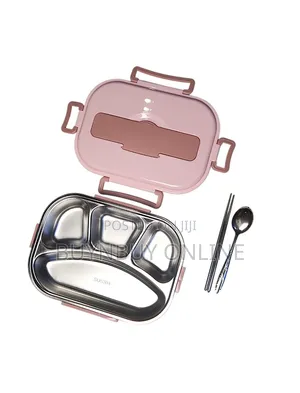 4 Grid 304 Stainless Steel Bento Lunch Box
