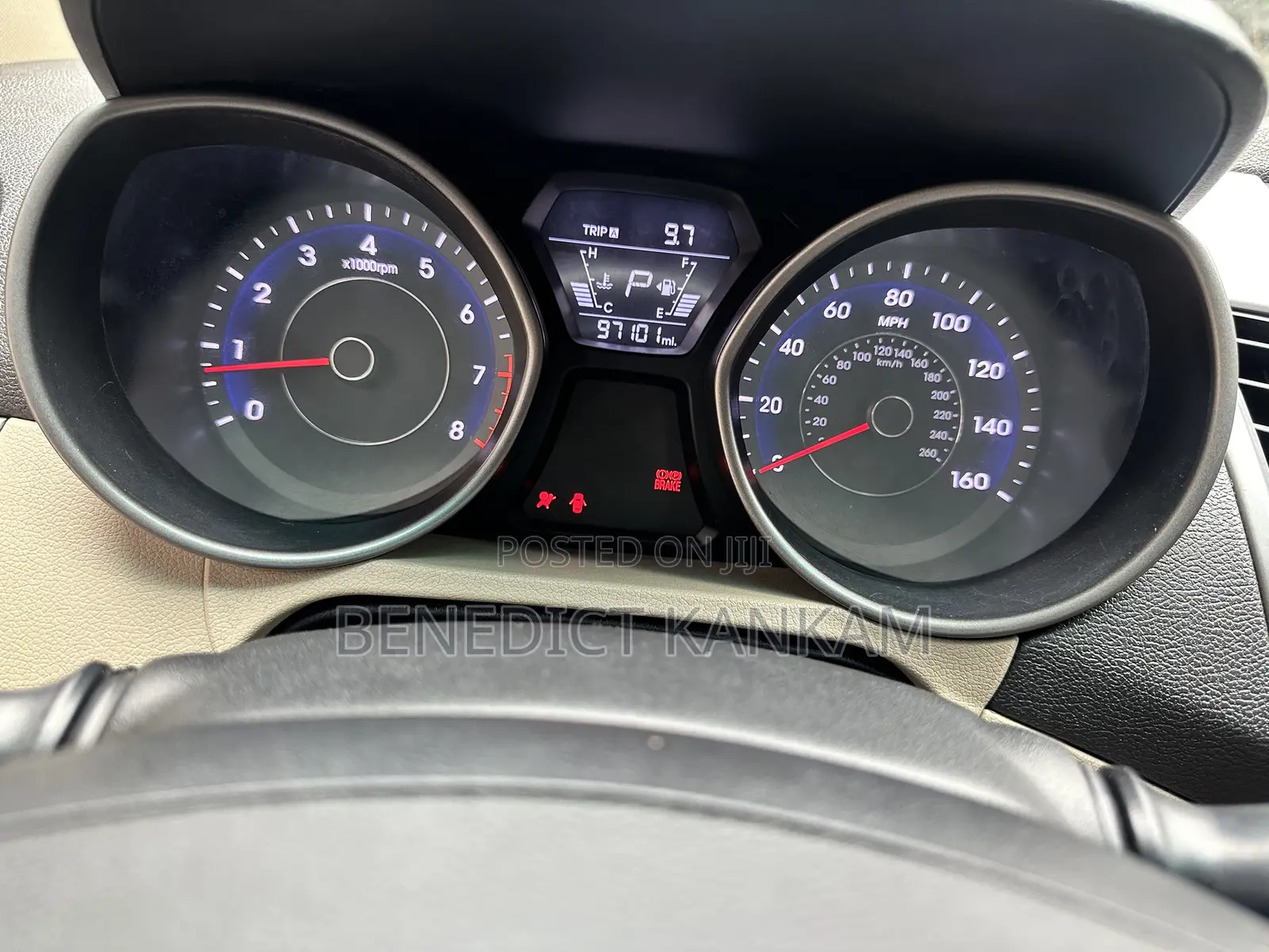 Hyundai Elantra 2015 Burgundy